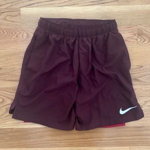Nike 2-in-1 Dri-Fit Challenger Men’s Shorts Size S